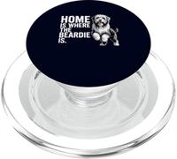 Bearded Collie Beardie Home è dove si trova il Beardie PopSockets PopGrip per MagSafe