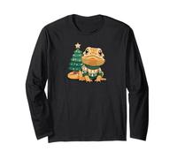 Bearded Dragon Bearded Dragon Christmas Tree Maglia a Manica