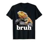 Bearded Dragon Bruh Lizard Reptile Lovers Exotic Lizard Bruh Maglietta