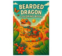 Bearded Dragon Coloring Book: Relaxing Lizard Illustrations for Stress Relief and Creative Coloring