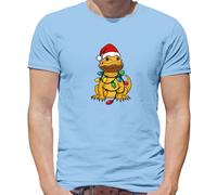 Bearded Dragon Luci di Natale - T-Shirt - Draghi Lizard Rettile Animali Love