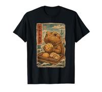 Bearded Dragon Melon Pan Series Cool Kawaii Ukiyo Pun Maglietta