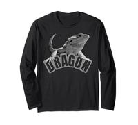 Bearded Dragon Shirt Reptiles Pet Lizard Shirt Clothing Maglia a Manica
