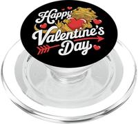 Bearded Dragon Valentine's Day Lover Saint Valentine PopSockets PopGrip per MagSafe
