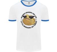 Bearded Dragons Sono Come Piccoli Dinosauri Uomo Ringer T-Shirt