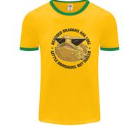 Bearded Dragons Sono Come Piccoli Dinosauri Uomo Ringer T-Shirt