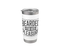 Bearded For Her Pleasure Bicchiere termico in acciaio inox doppia parete