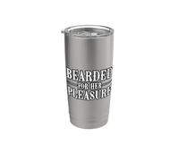 Bearded For Her Pleasure Bicchiere termico in acciaio inox doppia parete