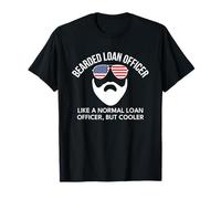 Bearded Loan Officer Flag Funny Maglietta