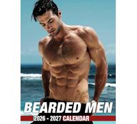 Bearded Men Calendar 2026 - 2027: Two Year Organizer 2026 to 2027 with Durable Pages Open Boxes and Holiday Highlights for Gift Giving