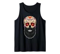 Bearded Souls Day Of Dead Love Dia De Los Muertos Halloween Canotta