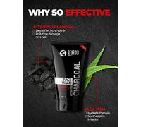 Beardo Activated Charcoal Anti-Inquintion Face Wash per la pulizia profonda d...