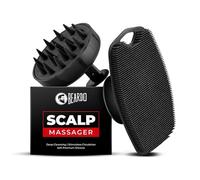 Beardo Scrubber in silicone per il corpo e il cuoio capelluto da uomo, deterge, esfolia e rimuove la pelle morta, setole in silicone super morbide per corpo e capelli, setole morbide per la pulizia