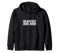 Bearfeet and High Adventure Lifestyle Nature Vibes Wild foot Felpa con Cappuccio