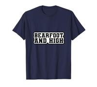 Bearfeet and High Adventure Lifestyle Nature Vibes Wild foot Maglietta