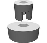 Bearing Press Tool for Filament Spool Wall Mount