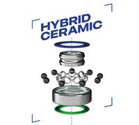 BEARING SGM SPORT Cuscinetto Mozzo 17x30x7mm Ceramico Rivestimento Nero