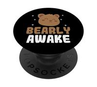 Bearly Sveglio Divertente Orso Pun PopSockets PopGrip Adesivo