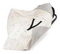 bearmoss Baby Coperta per Passeggino 90 x 90 cm Ovetto Universale Coperta Neonato per Seggiolino Auto, Passeggino, Navicella, con Imbottitura (Germoglio)