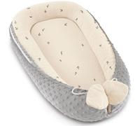 Bearmoss Paracolpi per neonati, multifunzionale, per lettino, versatile, portatile, double face, 90 x 55 cm