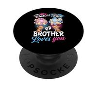 Bears Pink or Blue Brother Loves You Rivelazione del genere PopSockets PopGrip Adesivo