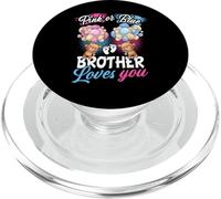 Bears Pink or Blue Brother Loves You Rivelazione del genere PopSockets PopGrip per MagSafe