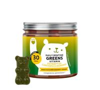 Bears with Benefits - Gommose Moringa - Superfood & Energia - 30 pezzi | Daily Routine Greens Vitamin - Moringa, Zinco, Ferro e 8 superfood - Cura da 1 mese - Senza Zuccheri Aggiunti, Vegano