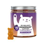 Bears with Benefits - Gommose Multivitamine Donna - 90 pezzi | RE•Balance Menopausa - Acido Ialuronico, Vitamina D, E, B6, B12, C, Olio di Enotera - 3 mesi di cura - Senza Zucchero, Vegano