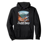 Beartooth Highway Montana Wyoming Strada tortuosa Felpa con Cappuccio