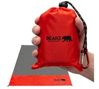 BEARZ Outdoor Coperta da viaggio, coperta tascabile da spiaggia, campeggio, coperta da picnic, tappetino da spiaggia a prova di sabbia, gadget da campeggio e accessori per festival ed escursioni