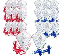 Bea's Party Set de Aquiloni per bambini da colorare per dipingere Gadget Festa Compleanno Scuola Regalo per bambini Idea regalo Matrimonio Comunione Invito… (DA DIPINGERE PACK 20)