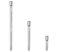 BEASAFY 3/8 prolunga, set da 3 pezzi, prolunga per chiave a bussola 75/150/250mm, per chiave a bussola, avvitatore a impulsi, cricchetto, chiave a cricchetto