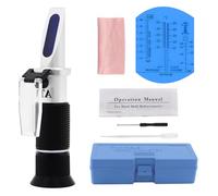 BEASAFY 4 in 1, rifrattometro antigelo, refrattometro mano, refrigerante, liquido di raffreddamento, tester antigelo per prova acqua disco, adblue, acido batterico, glicole etilenico, glicole