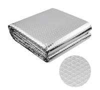 BEASAFY Pellicola isolante, spessa pellicola in alluminio per radiatori, 5 m, extra forte 60 cm di larghezza, doppio strato di alluminio, isolante per tetti, finestre