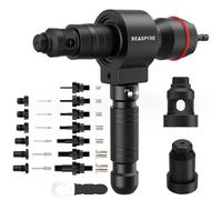 Beaspire Adattatore Rivettatrice per Trapano 2 in 1, per Rivetti Ciechi e Dadi Rivettati, Compatibile con Avvitatore a Batteria, 2,4-6,4 mm, M3-M12