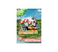 Beast Kingdom Disney - D-Stage Serie di Diorama Campsite in PVC - Topolino Mouse