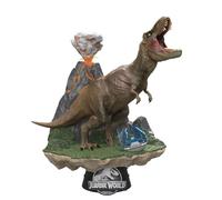 Beast Kingdom Toys Diorama T-rex Jurassic Park 13 Cm Marrone