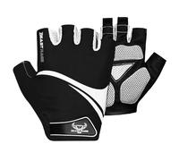 BEAST RAGE Guanti da ciclismo a mezze dita, per uomini e donne, traspiranti, senza dita, con palmo antiscivolo, assorbimento degli urti, imbottitura in gel, per ciclismo su strada, MTB, mountain bike