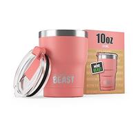 Beast Tumbler - 300 ml (10 oz), Fiori Di Pesco | Bicchiere termico in acciaio inox riutilizzabile con isolamento sottovuoto | Tazza da viaggio a doppia parete, perfetta per caffè caldo o con ghiaccio