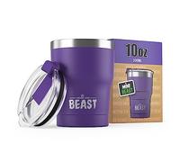 Beast Tumbler - 300 ml (10 oz), Viola Profondo | Bicchiere termico in acciaio inox riutilizzabile con isolamento sottovuoto | Tazza da viaggio a doppia parete, perfetta per caffè caldo o con ghiaccio
