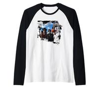 Beastie Boys Concesso in Licenza a ILL Era NYC Dystopian Artist Maglia con Maniche Raglan