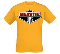 Beastie Boys Logo Uomo T-Shirt Arancione XXL 100% Cotone Regular
