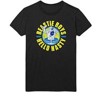 Beastie Boys Men's BEASTTS02MB05 T-Shirt, Black, XXL (44"-46")