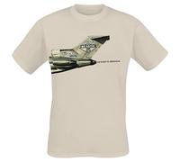 Beastie Boys No Sleep TIL Brooklyn Plane Uomo T-Shirt Sabbia 100% Cotone Regular