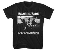 Beastie Boys - Quadri Il Testa - American Classici Licenza Ufficiale - Nero