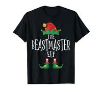 Beastmaster Elf Camicia Famiglia Pigiama Coordinato Natale Maglietta