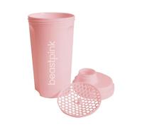 BeastPink GymBeam Shaker 500 ml - Elegante Bottiglia Shaker per Frullati e Smoothies, Misura Unica e Tappo Facile da Usare Anti-Perdite, Design Innovativo per Allenamenti