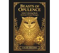 Beasts of Opulence: Adult Coloring Book-Intricate Ornate Designs