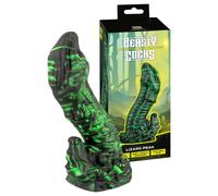 "Vertice Lucertola Beasty Cocks - Dildo verde-nero"