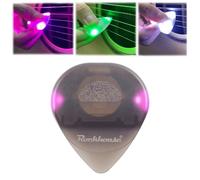 Beat Picks - Beatpicks Light up Guitar Pick, Dazzling Colourful Illuminated Guitar Plectrum - Auto LED Glowing Pick for Enhanced Stage Performance (Style B,Purple)